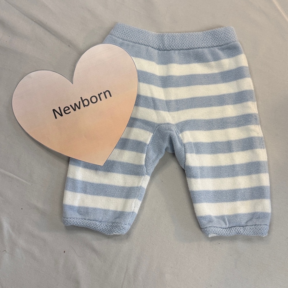 John Lewis - knit Baby Newborn Pants w/ elastic waistband